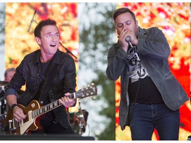 Colin James performs on the main stage of the Burnaby Blues + Roots Festival.