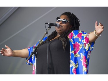 Dawn Pemberton performs on the Garden stage of the Burnaby Blues + Roots Festival.