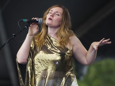 Frazey Ford performs on the main stage of the Burnaby Blues + Roots Festival.