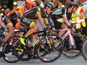 Ryan Anderson of North Vancouver, competing in this year's Global Relay Gastown Grand Prix with team Direct Energie.