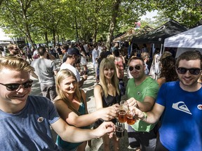 Crowds soak up the sun and the beer at last year's VCBW festival.