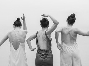 Warehaus Dance Collective members (left to right) Sofija Polovina, Megan Hunter, Akeisha de Baat.