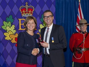 Condo King Bob Rennie and B.C. Premier Christy Clark. (B.C. Government photo)