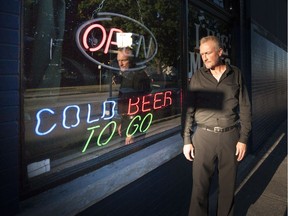 Denis Holman outside the Ivanhoe Pub in Vancouver. At the start of the season, civilization is not something he misses. At about two months, “you start to miss stuff like slurpees and sushi."