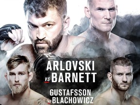 The official UFC Fight Night Hamburg poster.