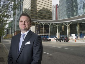 Trump International Hotel and Tower general manager Philipp Posch outside the soon-to-be-open hotel in April, 2016.