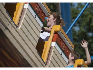 Thousands of people enjoyed the sunshine for the opening of the PNE in Vancouver, BC Saturday, August 20, 2016.