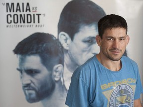 VANCOUVER, BC: AUGUST 23, 2016 -- UFC fighter Demian Maia in Vancouver, BC Wednesday, August 24, 2016.