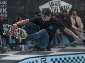 A skateboarder competes in the Van Doren Invitational at Hastings Park in Vancouver on July 9. Province columnist Wayne Moriarty says he loves skateboarders, honest.