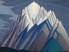 &ampquot;Mountain Forms,&ampquot; an iconic 1926 Rocky Mountain canvas by Group of Seven member Lawren Harris is seen in this undated handout photo. The painting will make its way into new hands this November in Toronto as it goes up for sale at the live fall auction by Heffel Fine Art Auction House. THE CANADIAN PRESS/HO- Heffel Fine Art Auction House MANDATORY CREDIT