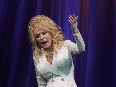 Dolly Parton at Rogers Arena on Monday, September 19, 2016.