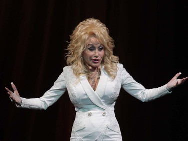 Dolly Parton at Rogers Arena on Monday, September 19, 2016.