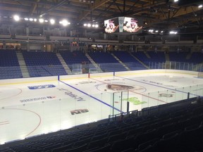 Langley Events Centre before Vancouver Giants game against Victoria Royals on Saturday. (Submitted photo.)