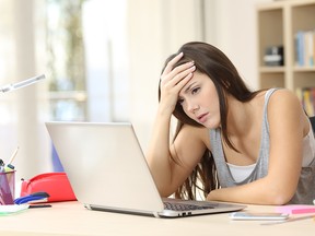 Worrying about how others are living online can stress you out -- and lead to debt. GETTY