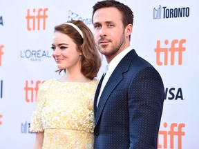 Actors Emma Stone and Ryan Gosling attend the "La La Land" Premiere during the 2016 Toronto International Film Festival  Sept. 12.