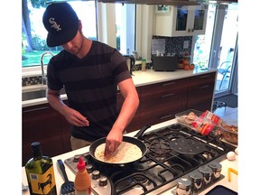 Ryan Kubic, the Vancouver Giants goalie who's a keen chef. (Submitted) [PNG Merlin Archive]