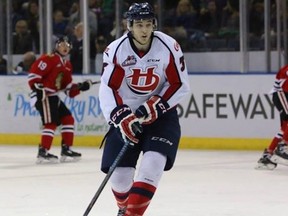 The Vancouver Giants landed d-man Darian Skeoch from the Lethbridge Hurricanes on Monday in the Brennan Menell trade. (Lethbridge Hurricanes photo.)