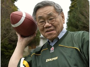 Normie Kwong, Lt. Gov. of Alberta at the time, was in Vancouver to watch the Grey Cup in 2005. Ian Smith/PNG files