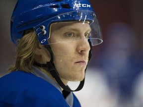 Markus Granlund had a pair of goals and an assist in 16 games for the Canucks last season.