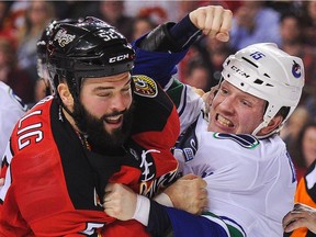 Derek Dorsett isn't pulling any punches at training camp in Whistler, saying he's feeling fully recovered from the after-effects of surgery.