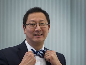 UBC President Santa Ono outside his office, Vancouver, September 02 2016.