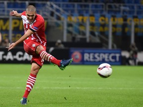 Oriol Romeu of Southampton faces his former Chelsea teammates in Sunday's Premier League game.