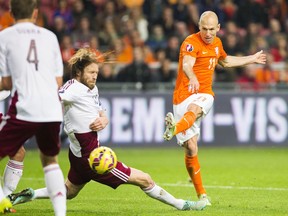 The Dutch were already in one of the toughest qualifying groups, and now they'll have to do without injured superstar Arjen Robben.