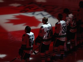 The anthems may have been the highlight Sunday night for the Canucks. Certainly top 10.