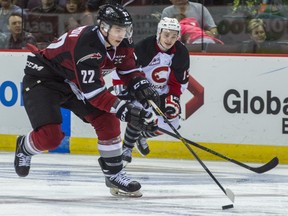 Russian d-man Dmitry Osipov, along with Slovak winger Radovan Bondra, are sticking with the Vancouver Giants, the team announced on Monday. (Postmedia File.)