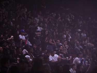 Kenya West performs during his Saint Pablo Tour at Rogers Arena in Vancouver, B.C., October 17, 2016.