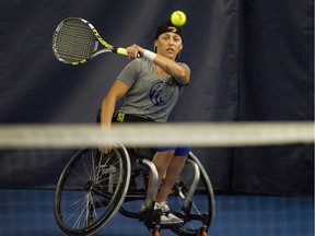 Tara Llanes, who was once among the world's best mountain bikers, is now Canada's top-ranked women's wheelchair tennis player.