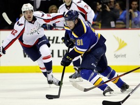 Vladimir Tarasenko had a 40-goal season with the Blues and won a Stanley Cup in 2018-19.
