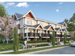 Allwood Place is a townhome project from The Onni Group in Abbotsford. For Westcoast Homes. Submitted. [PNG Merlin Archive]