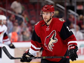 Craig Cunningham with the Arizona Coyotes in 2015.