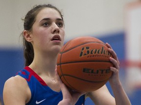 Louise Forsyth, a 6-foot-1 senior guard, made her school’s varsity team as an eighth grader.