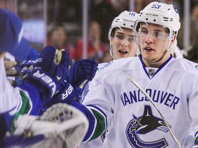 Bo Horvat is on pace for a career-high 26 goals this season. (Getty Images).