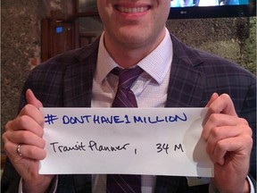 Young professionals joined the #donthave1million Twitter campaign last year to lament the high cost of housing in Vancouver.