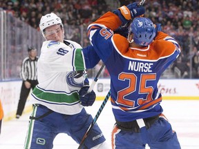 The Canucks sent forward Jake Virtanen to the Utica Comets of the American Hockey League on Wednesday.