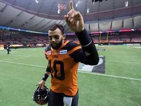 B.C. Lions quarterback Jonathon Jennings has remarkable composure for a 24-year-old when the game is on the line.