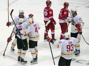 Kunlun Red Star joined the Kontinental Hockey League this fall, but financial pressures on the league could see teams cut in the future.