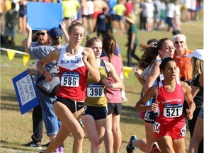 Simon Fraser's Addy Townsend (586) was part of the Clan's highest-finishing women's team ever at the NCAA Div. 2 championships held in St. Leo, Fla. The Clan fashioned a sixth-place performance. (Photo courtesy NCAA) [PNG Merlin Archive]