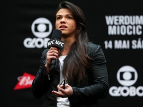 Women's strawweight fighter Claudia Gadelha of Brazil.