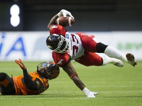 Jerome Messam broke into the CFL with the B.C. Lions. Now he hopes to end their season as the Calgary Stampeders' feature running back.