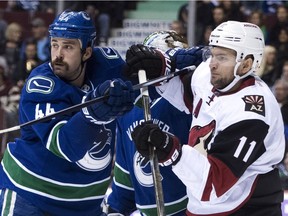 “Matt Martin is dead!” Canuck defencemen Erik Gudbranson bellowed after the game. “Everyone can hear that right now. F------ dead!”