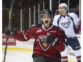 Johnny Wesley was signed by the Vancouver Giants from Junior B, traded to Lethbridge, then traded back to Vancouver last November. He's now a veteran player for the G-men.