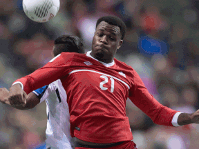 Cyle Larin scored two goals for Canada against the U.S. Virgin Islands.