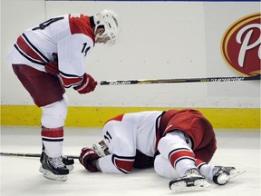 Jordan Staal is 6-foot-4 and 220 pounds but nobody is big enough to avoid a concussion. (Getty Images).