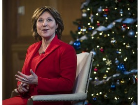 Premier Christy Clark during year end interviews, December 2016. John Lehmann/B.C. Liberal party [PNG Merlin Archive]