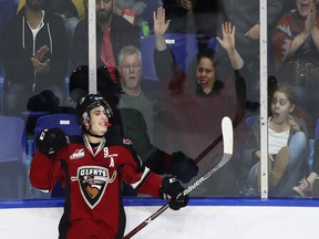 Veteran Vancouver Giants winger Ty Ronning is playing for the New York Rangers prospects this weekend, hoping to land a spot in the Rangers system