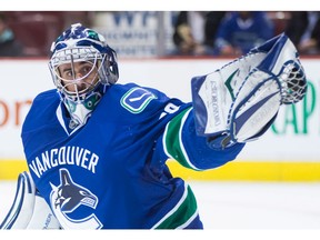 Ryan Miller hopes his play leads to a conversation about returning to the Canucks next season. — Getty Images